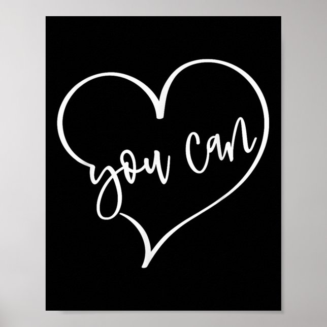 Poster Yes You Can Do It Anything Motivation For Women Te (Frente)