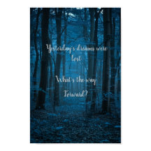 Yesterday's dreams..