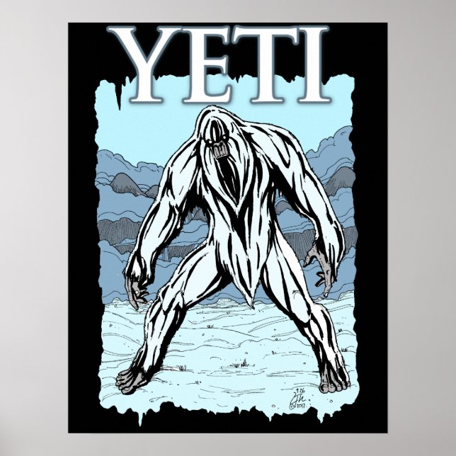 Póster Yeti (Frente)