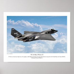 Poster YF-23 Black Widow II