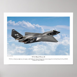 Poster YF-23 Black Widow II