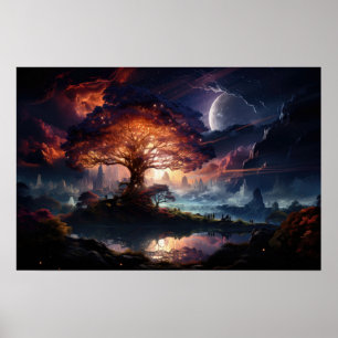 Poster Yggdrasil No Fim Do Mundo