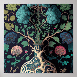 Poster Yggdrasil Tree of Life