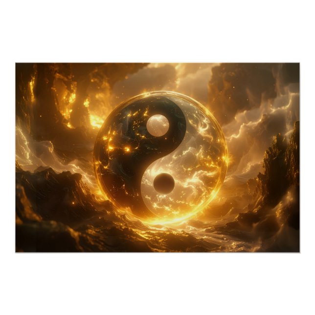 Póster YIN AND YANG - Yijing - (Frente)