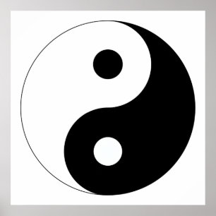 Póster Yin calmo Yang