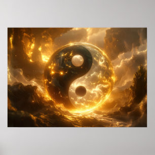 Poster YIN E YANG - Yijing -