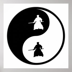 Poster Yin Yang Aikido