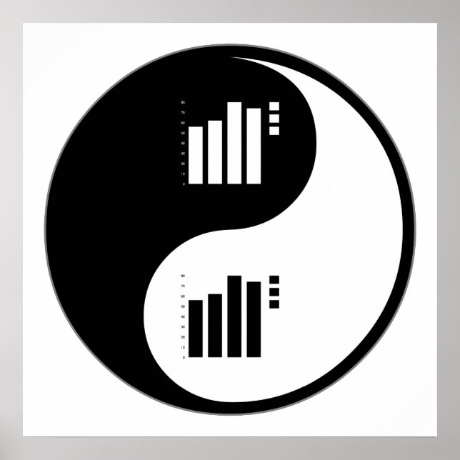 Póster Yin Yang Atuarials (Frente)