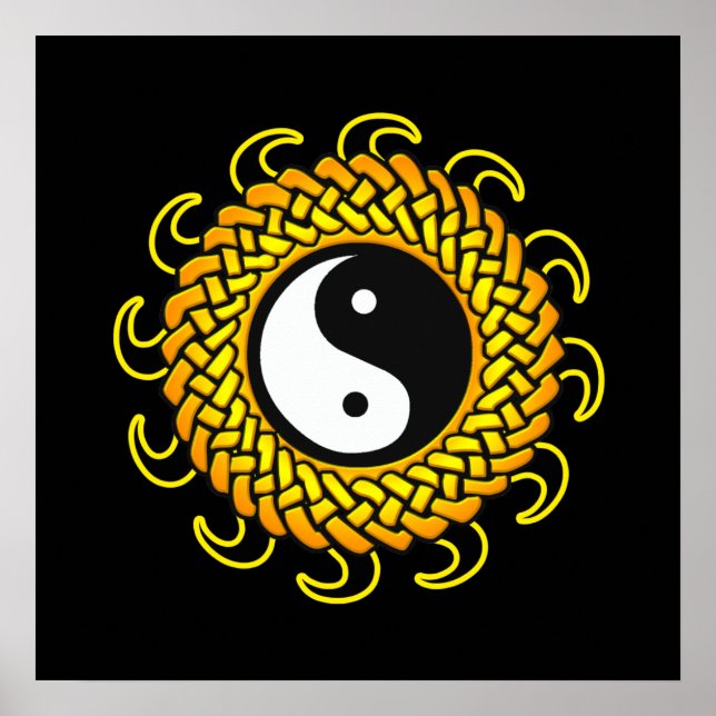 Poster Yin Yang Braided Sun (Frente)