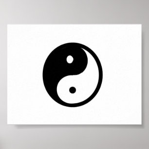 Poster Yin/Yang canvas print