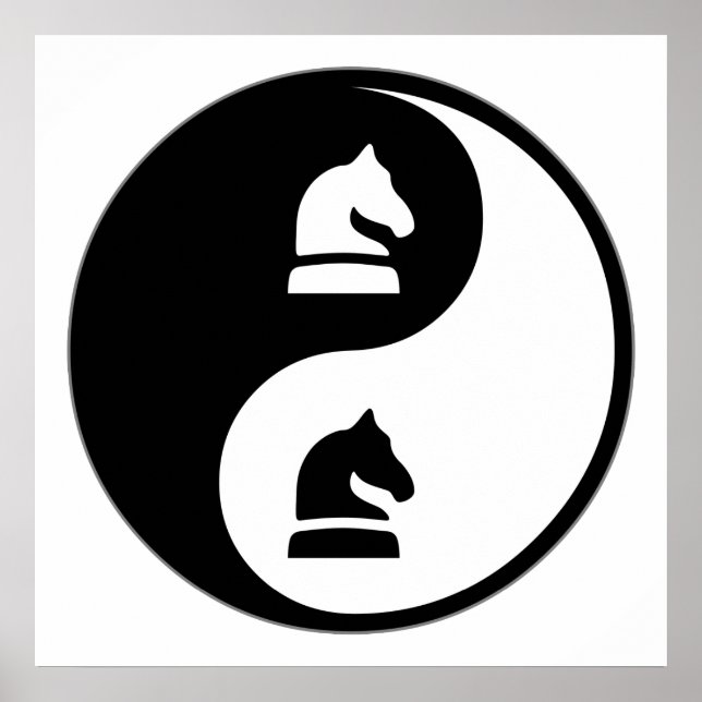 Póster Yin Yang Chess (Frente)