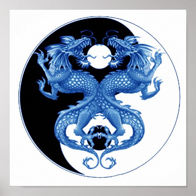 Póster Yin Yang Dragon 2 (Frente)