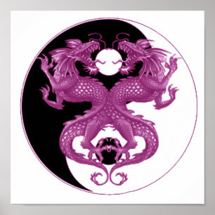 Poster Yin Yang Dragon 6