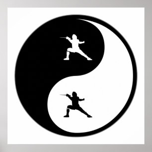 Poster Yin Yang Fencing