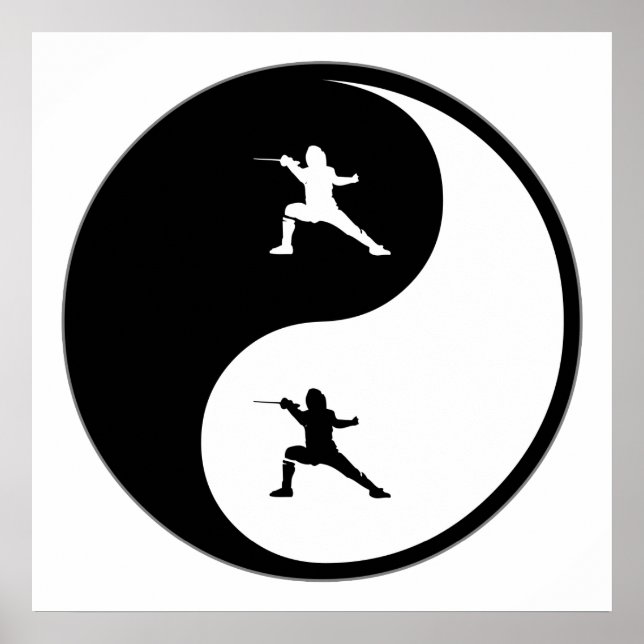 Poster Yin Yang Fencing (Frente)
