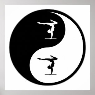 Póster Yin Yang Gymnastics