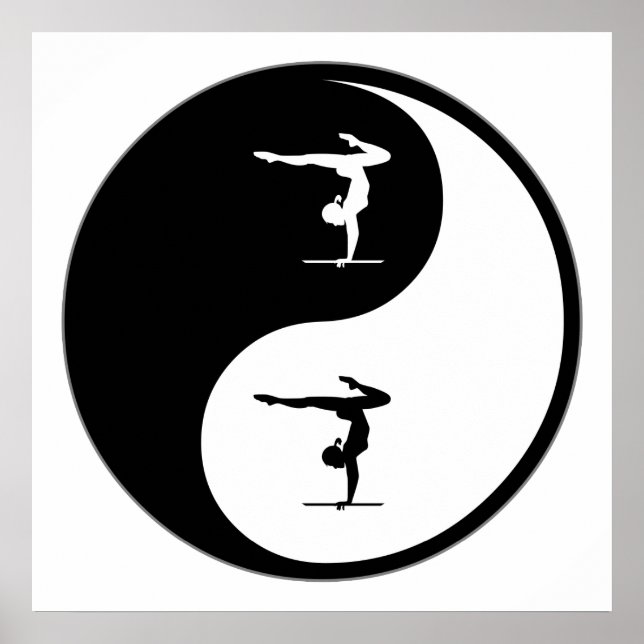 Póster Yin Yang Gymnastics (Frente)