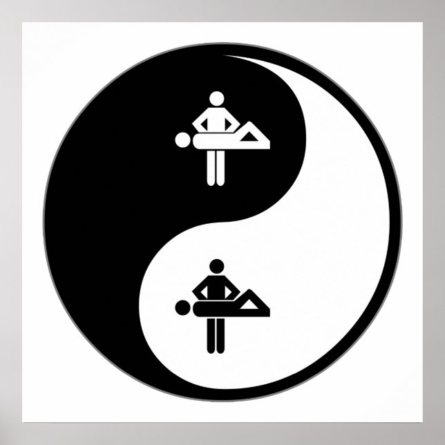 Poster Yin Yang Massage (Frente)