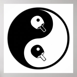 Póster Yin Yang Mesa