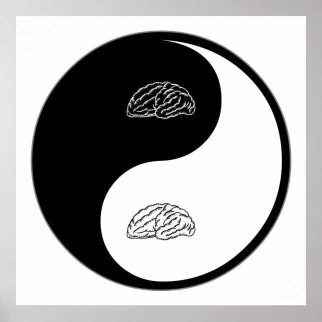 Póster Yin Yang Neuroscience (Frente)
