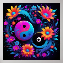Poster Yin Yang Spiritual Harmonia