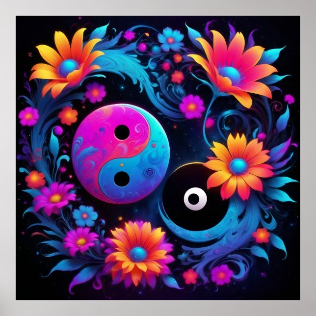 Poster Yin Yang Spiritual Harmonia (Frente)