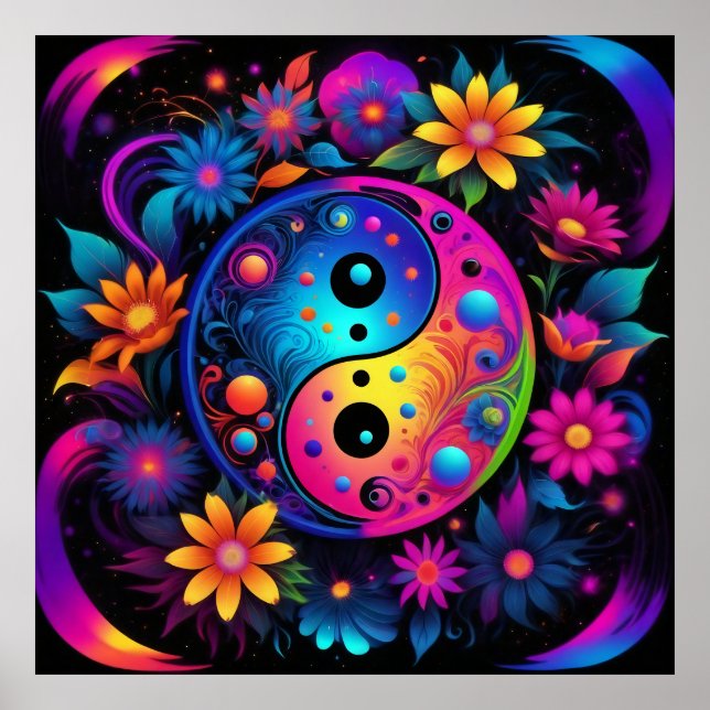 Poster Yin Yang Spiritual Harmonia (Frente)