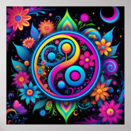 Poster Yin Yang Spiritual Harmonia