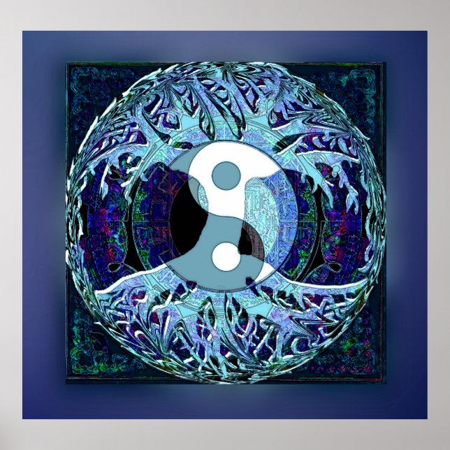 Póster Yin Yang Tree of Life (Frente)