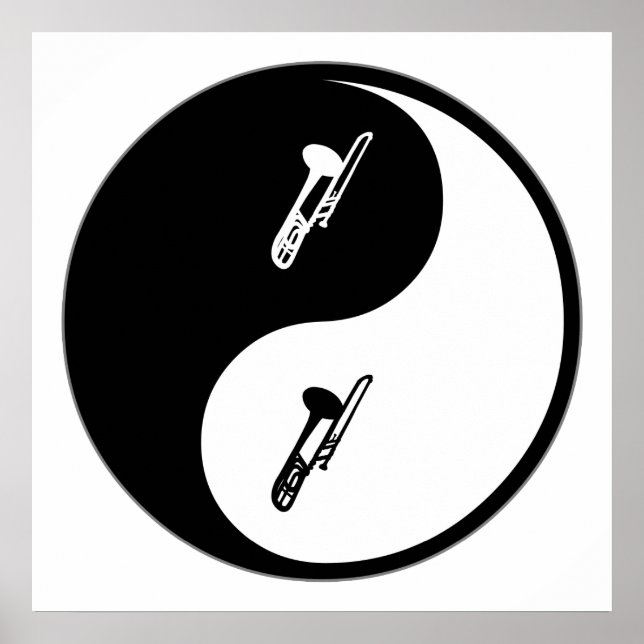 Poster Yin Yang Trombone (Frente)
