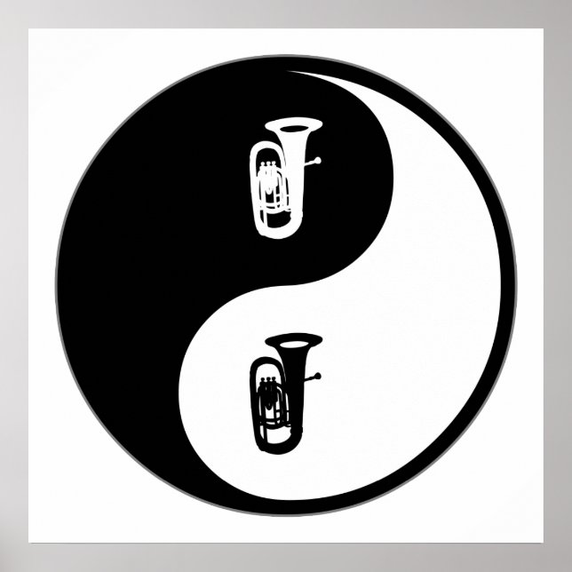 Póster Yin Yang Tuba (Frente)