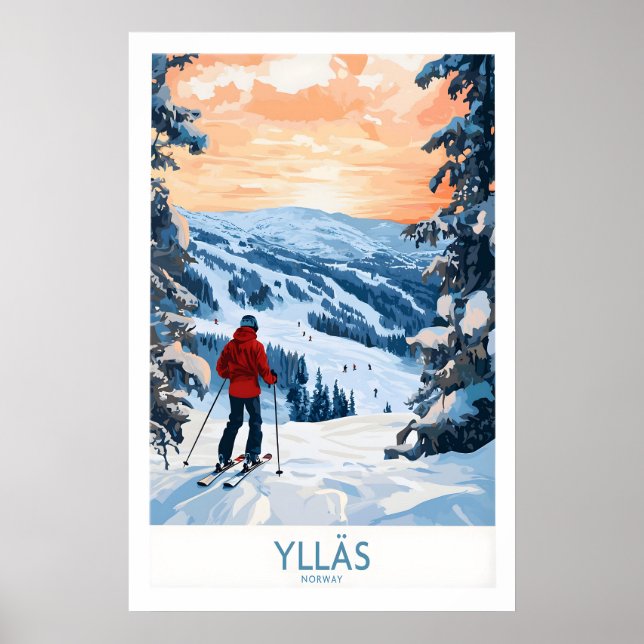 Poster Ylläs Arte de Parede Noruega 1 (Frente)