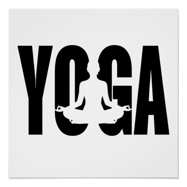 Póster Yoga. (Frente)