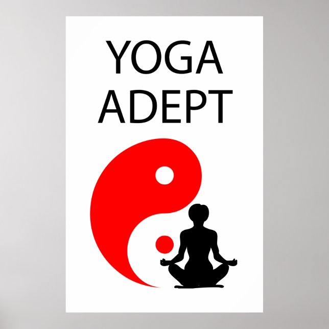 Póster Yoga adept (Frente)