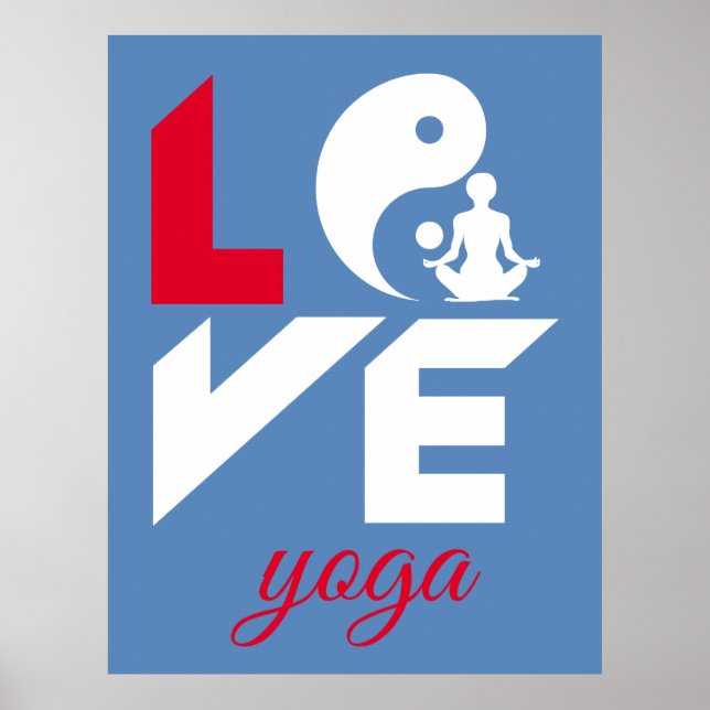 Poster Yoga do amor (Frente)