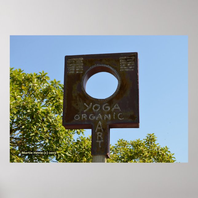 Poster Yoga e Arte Orgânica (Frente)