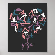 Yoga Love Silhouettes