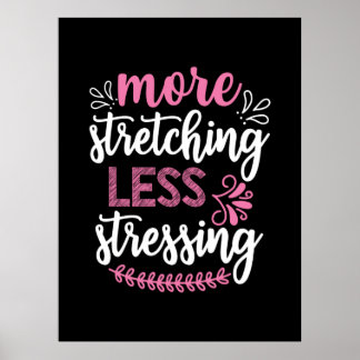 Poster Yoga Lover | Mais estresse