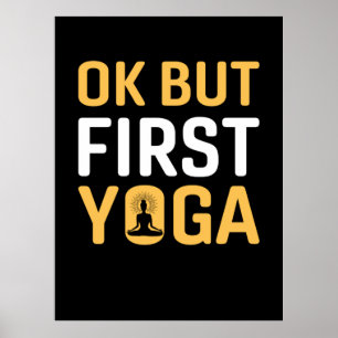 Poster Yoga Lover   Ok Mas Primeira Ioga