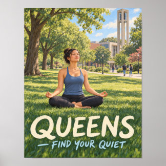 Poster Yoga no Campus de Queens