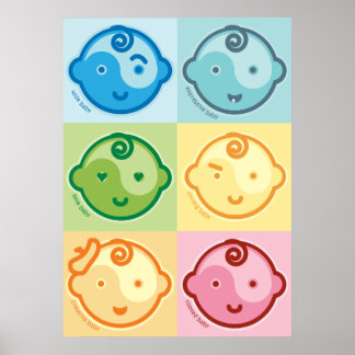 Poster Yoga Speak Baby : Todas As Canvas Do Bebê Chakras
