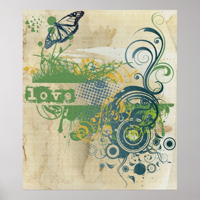 Poster Yoga Speak : Green Love Chakra (Frente)