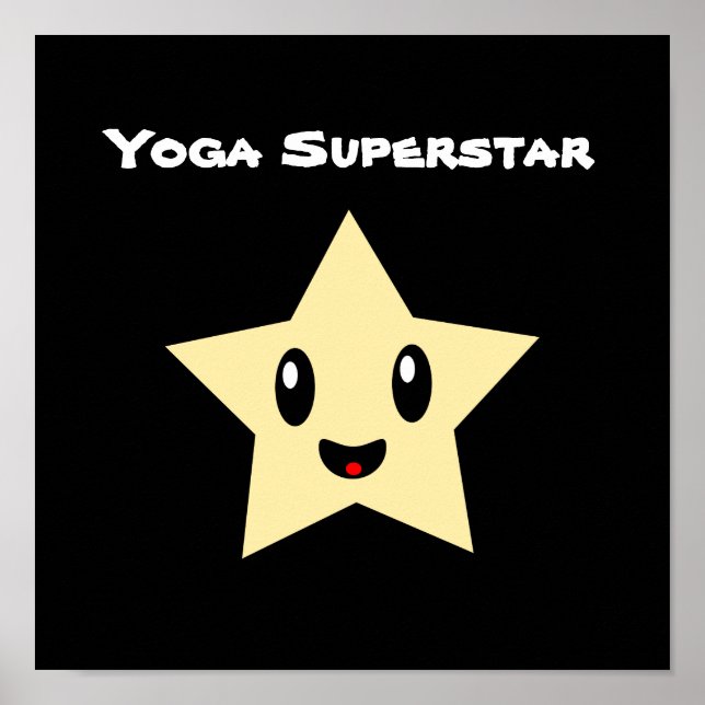 Poster Yoga Superstar (Frente)