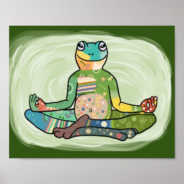 Poster Yogafrosch (Frente)