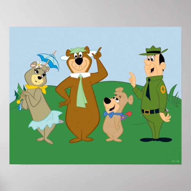 Poster Yogi Bear e Friends Classic Pose (Frente)