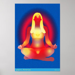 Póster yogini América