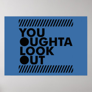 Póster YOLO com precaução