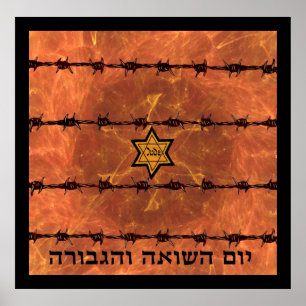 Póster Yom Hashoah