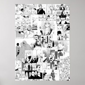 Poster Yona da colagem de manga de amanhecer