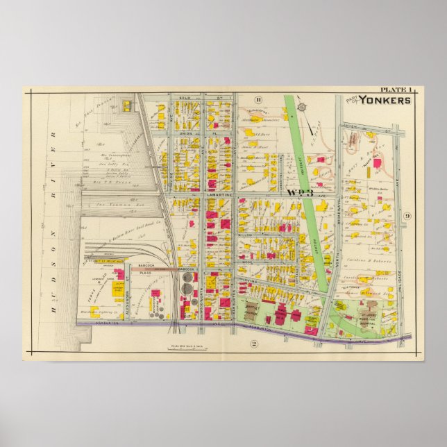 Poster Yonkers, NY (Frente)